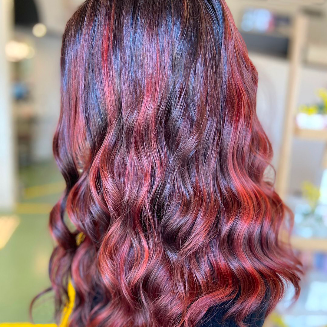 Balayage rosso - Morena Acconciature